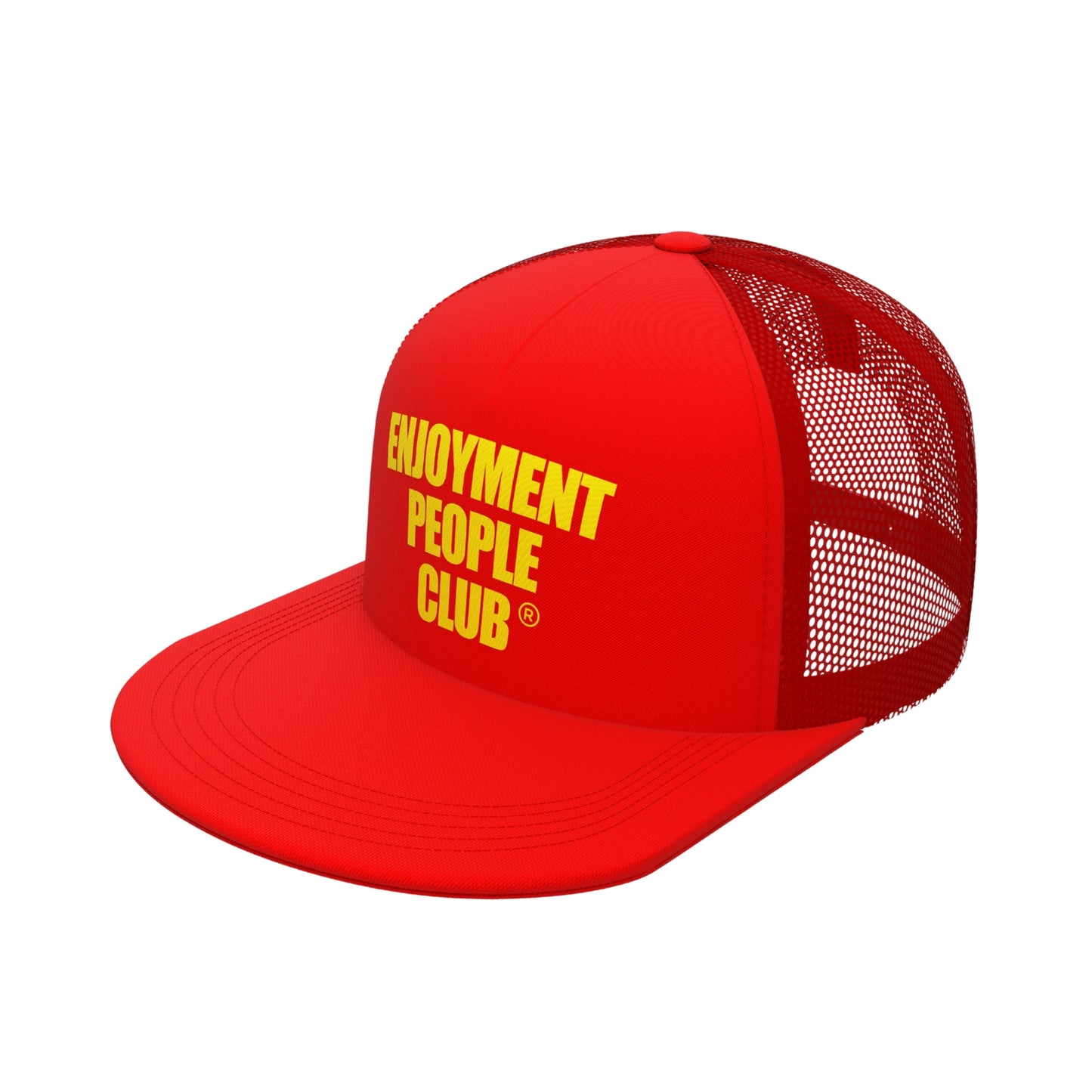RED EPC BLOCK TRUCKER HAT