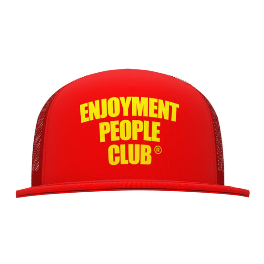 RED EPC BLOCK TRUCKER HAT