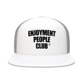 WHITE EPC BLOCK LOGO TRUCKER HAT