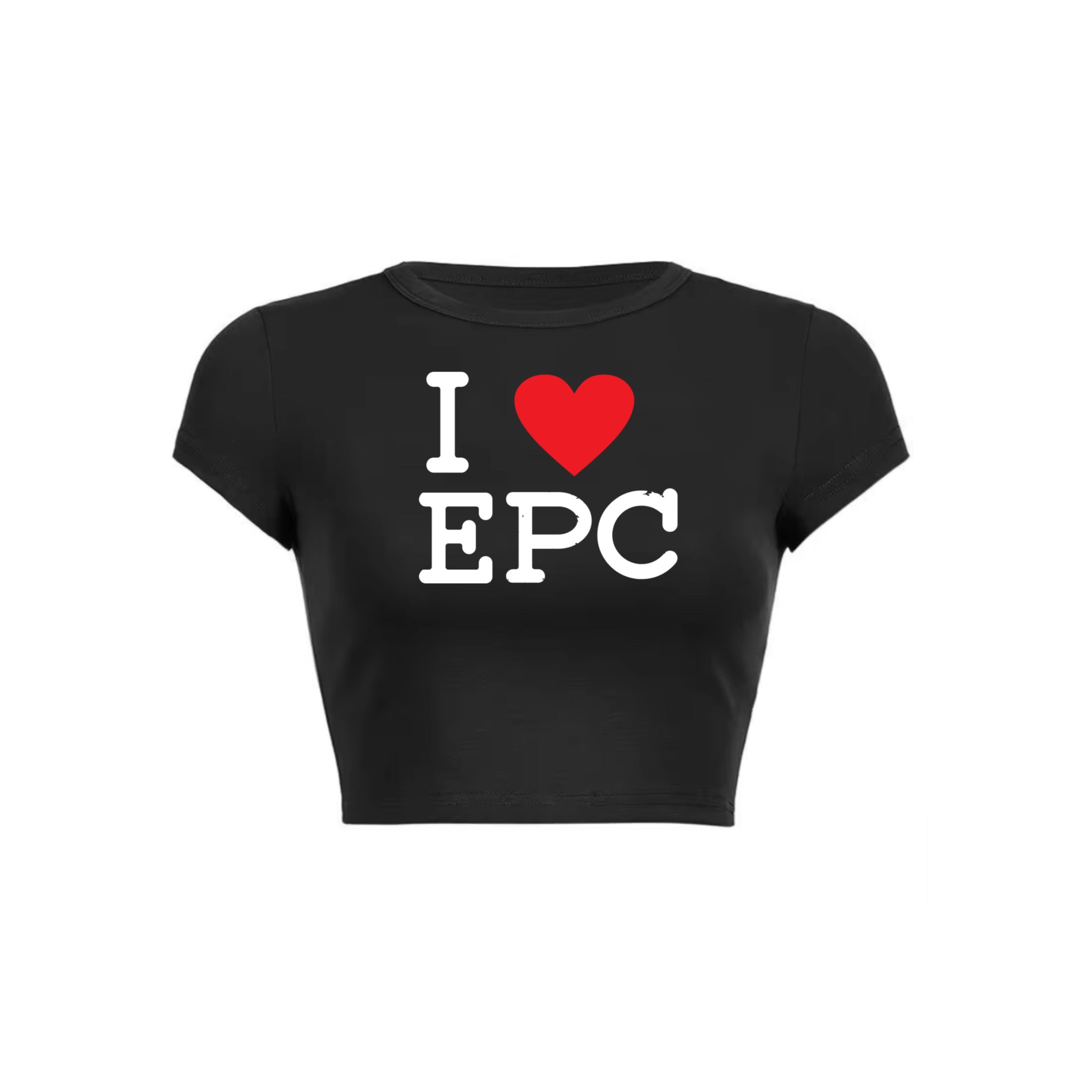 I LOVE EPC CROP TOP