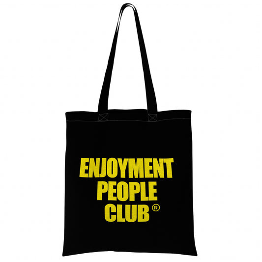 BLACK & YELLOW BOLD TOTE BAG