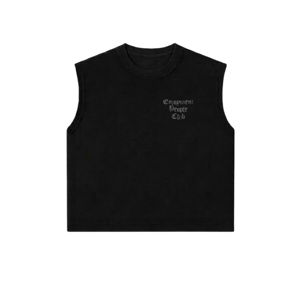 Black EPC/RL CROP TANK TOP