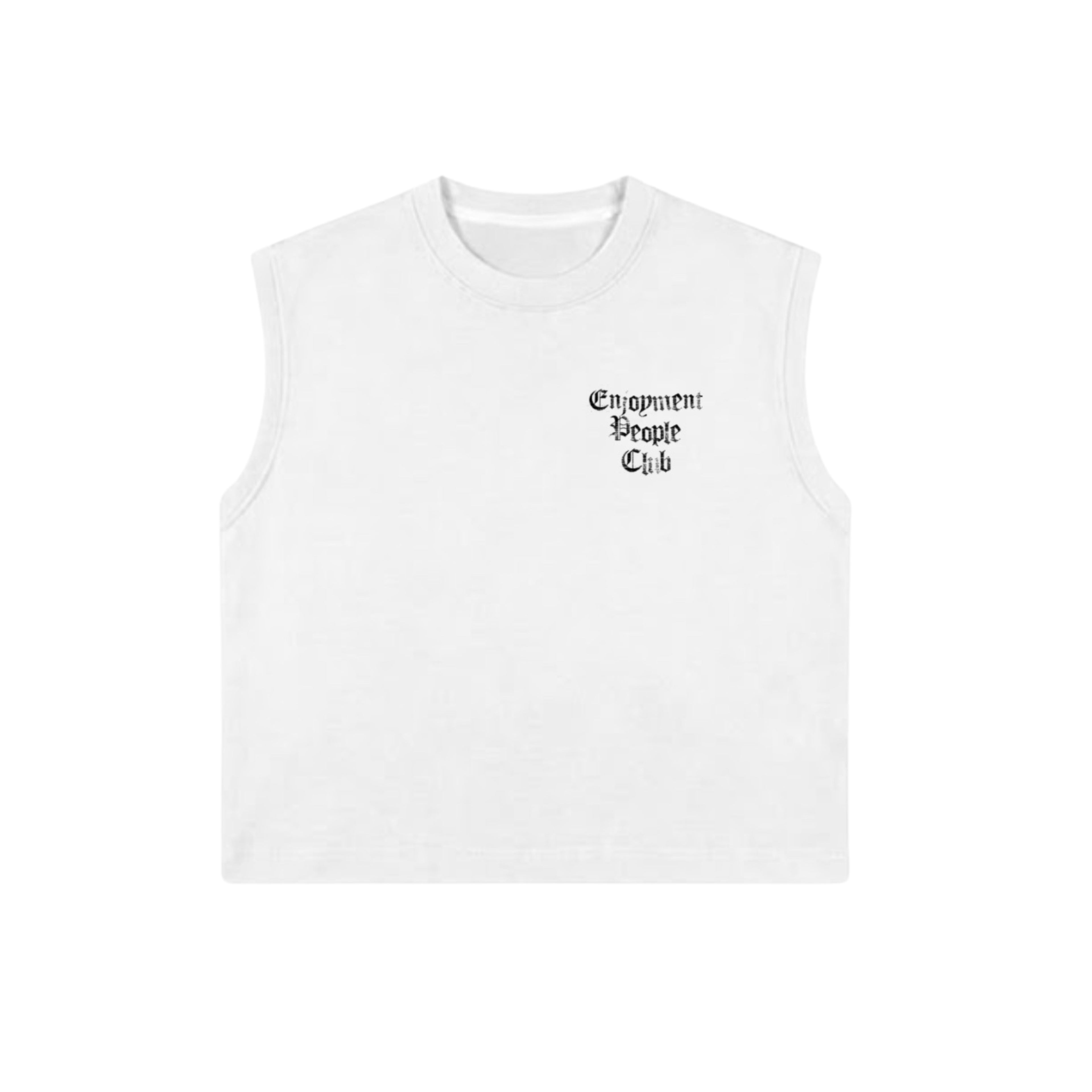 White EPC/RL CROP TANK TOP