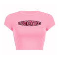 ENJOYMENT BABY BARBIE PINK CROP TOP
