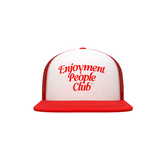 RED & WHITE EPC LOGO TRUCKER HAT